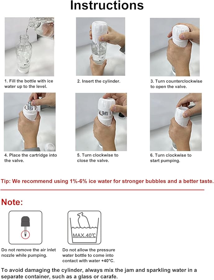 Portable Soda Maker Machine For Home Kitchen Outdoor Parties And Cocktail Bars - Image 4
