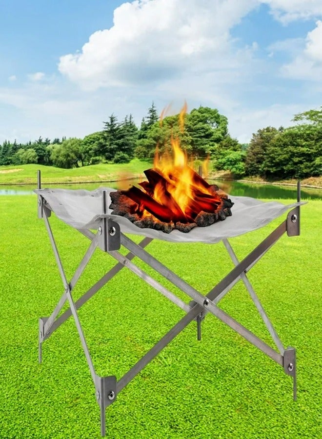 تايمي رف نار للتخييم والشوى القابل للطي مقاس 59 × 9 سم - Image 3