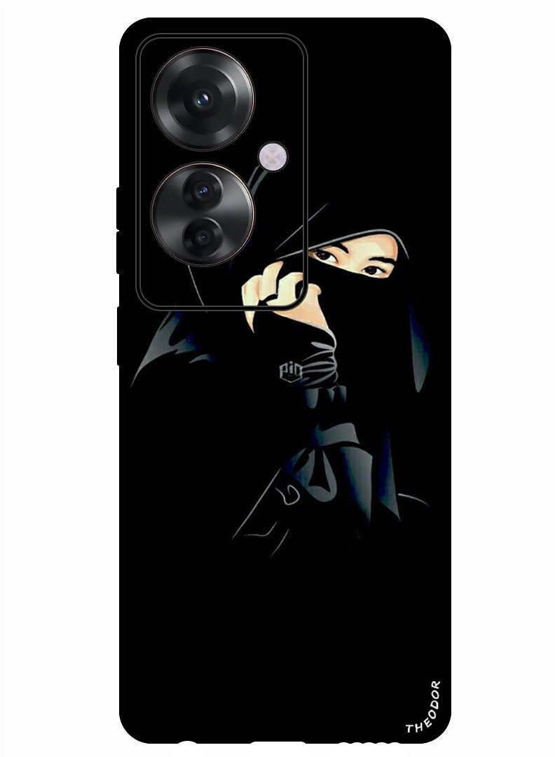 Theodor Protective Case Anti Scratch Shock Proof Bumper Cover For Oppo Reno 11F Hijab Girll - Image 1