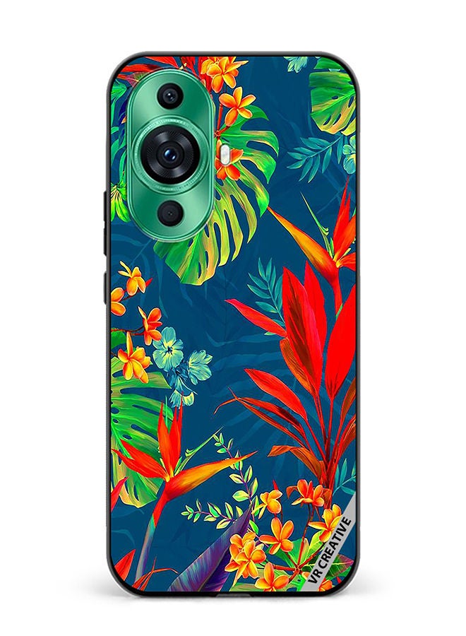 VR CREATIVE Protective Case Cover For Huawei nova 11 Pro Flower Design Multicolour - Image 1