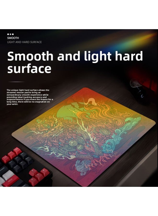 Generic - Shizhaoxin Upgrade Coated E-sports Mouse Pad Oversized Control Pad CSGO Thickened Anti-skid FPS Game Pad-Color:400*450*4mm-Pattern:10 - Image 1