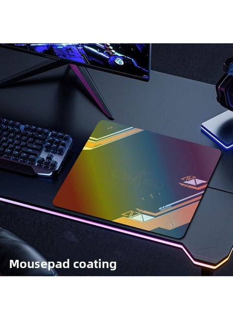 Shizhaoxin Upgrade Coated E-sports Mouse Pad Oversized Control Pad CSGO Thickened Anti-skid FPS Game Pad-Color:400*450*4mm-Pattern:10