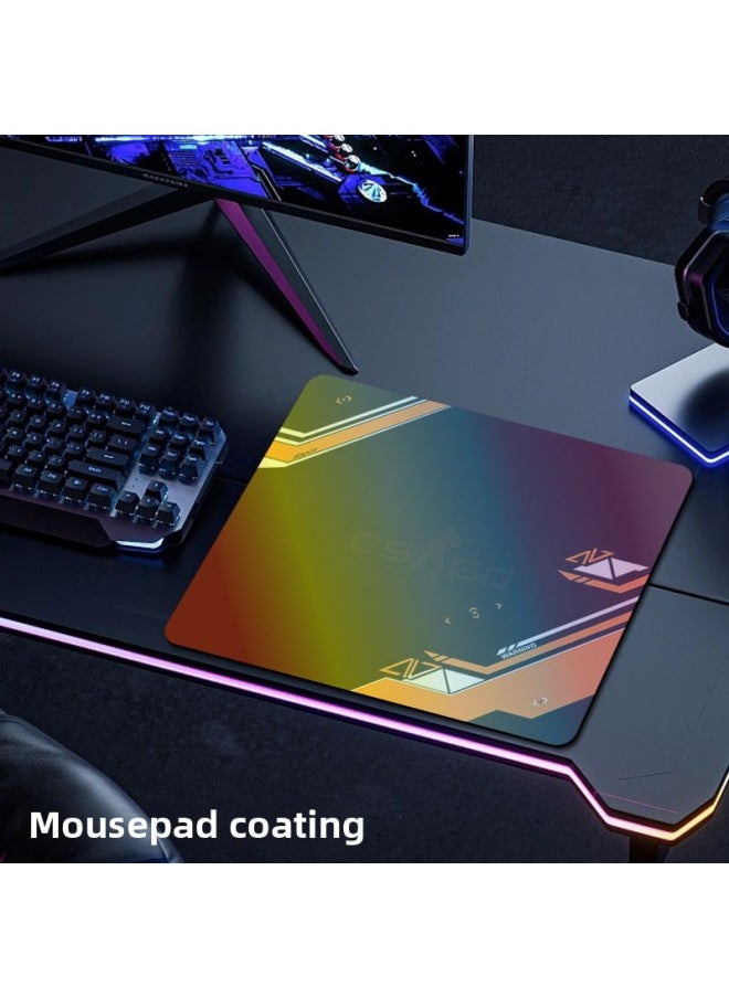 Generic - Shizhaoxin Upgrade Coated E-sports Mouse Pad Oversized Control Pad CSGO Thickened Anti-skid FPS Game Pad-Color:400*450*4mm-Pattern:10 - Image 1