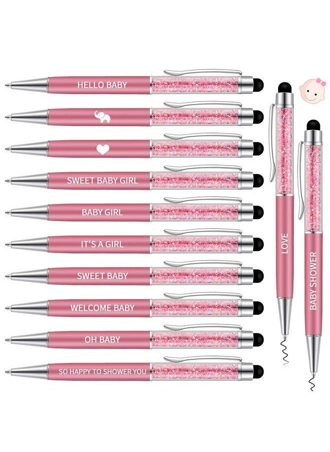 Outus 6 Pieces Metallic Ballpoint Pen Slim Retractable Ballpoint Pen Black Ink Metal Pen Mini Conical Ballpoint Pen And 6 Refills For Wedding Business Office Student Teacher 1.0Mm Medium Point (Gold)  - Image 2