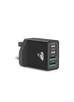 Aioneus USB Charger Plug, 40W 4-Port Fast USB C Charger PD Power Adapter + QC USB A Plug Multiport Type C Fast Charging Block Cube for iPhone 14 13 12 11 Pro Max XS XR X 8 7 SE Plus, iPad, Samsung  - Image 2