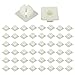 Kewucn License Plate Nylon Screw Inserts Front and Back License Plate Nut Bracket Clip Fasteners Nylon Screw Inserts for Securing License Plates Universal Car Accessories 50 PCS - Image 2