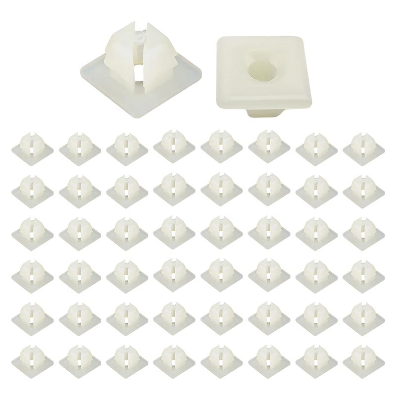 Kewucn License Plate Nylon Screw Inserts Front and Back License Plate Nut Bracket Clip Fasteners Nylon Screw Inserts for Securing License Plates Universal Car Accessories 50 PCS - Image 3