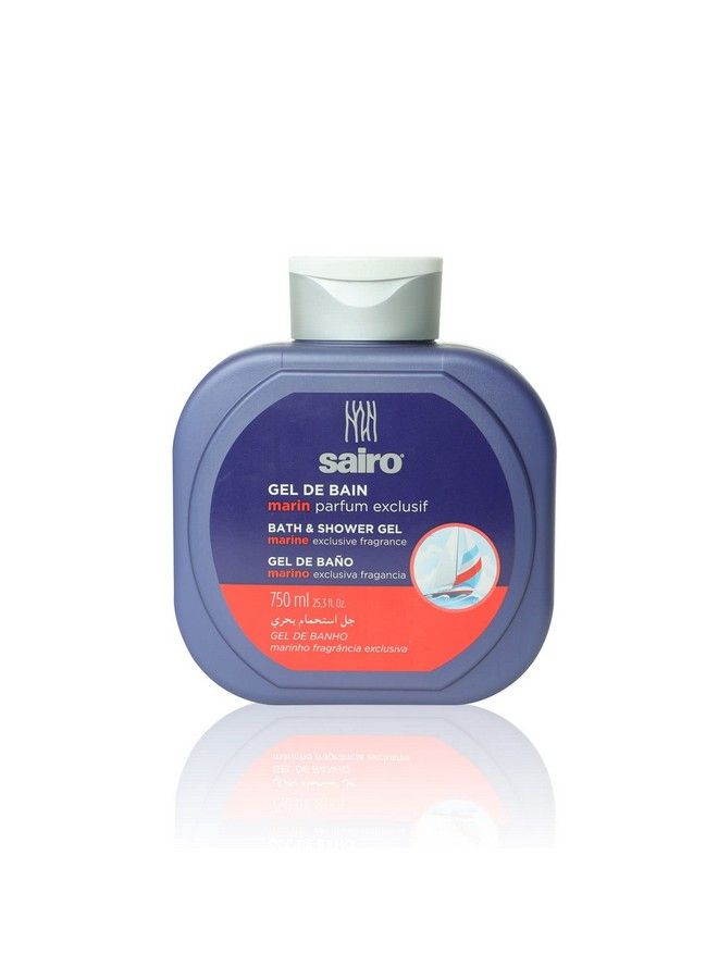 Sairo Gel Marine Bath And Shower Gel [Imported From Spain] (750 Ml) Deeply Nourishing Body Washgel Body Washwith Moisturizers For Softersmoother Skin Suitable For All Skin Types - Image 1