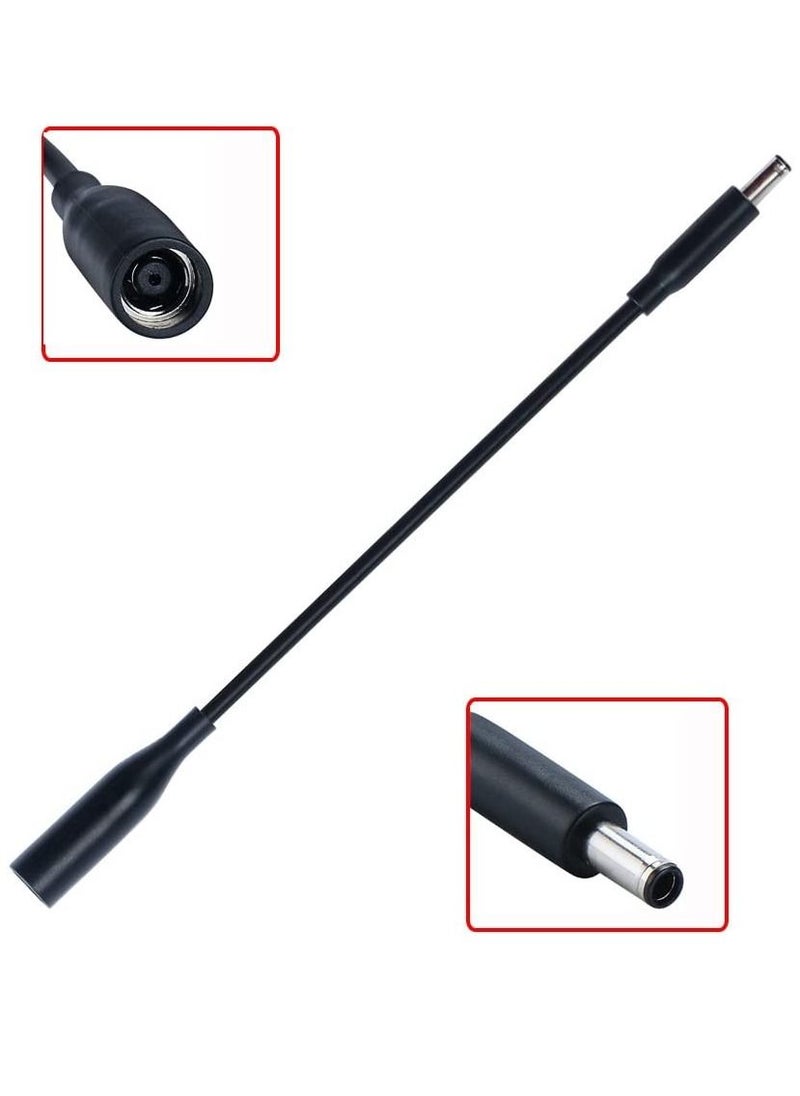 Ntech - Ntech 2 Pack Dongle Tip Adapter for Dell Connector Converter Cable 7.4mm Female to 4.5mm Male for D5g6m 0d5g6m Dell M3800 XPS 12 13 9350 3960 15 5930 5950 Dell 11 13 14 15 17 3000 5000 7000 - Image 1