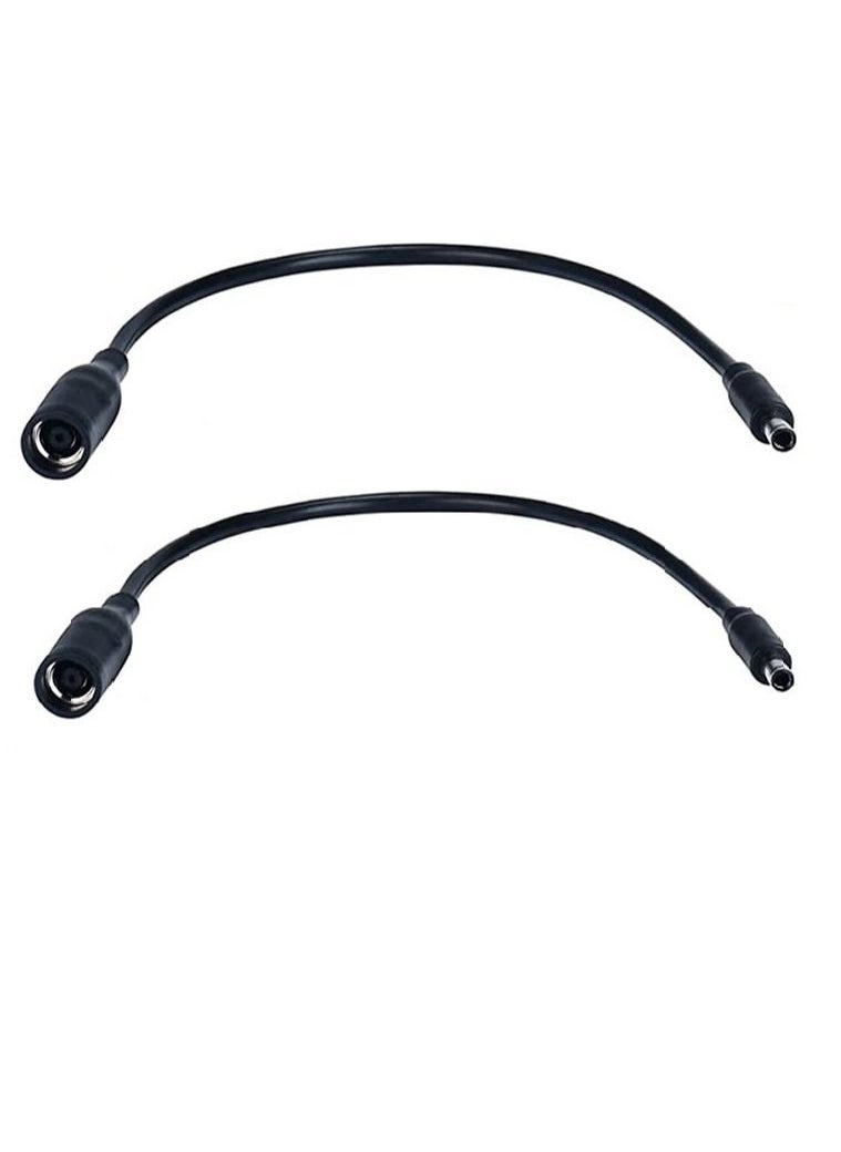Ntech - Ntech 2 Pack Dongle Tip Adapter for Dell Connector Converter Cable 7.4mm Female to 4.5mm Male for D5g6m 0d5g6m Dell M3800 XPS 12 13 9350 3960 15 5930 5950 Dell 11 13 14 15 17 3000 5000 7000 - Image 1