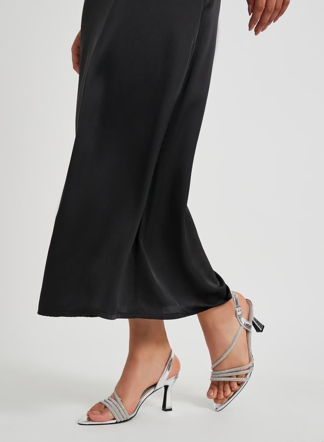 ستايلي صنادل بكعب ستيليتو رفيع بأشرطة مزينة بالخرز - Image 2