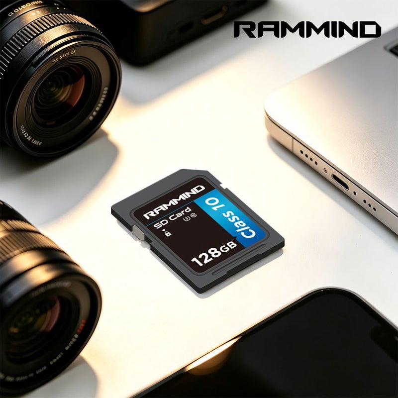 بطاقة ذاكرة SD سعة 16 جيجابايت الفئة 10 أزرق وأسود للكاميرا وتسجيل الفيديو - Image 3