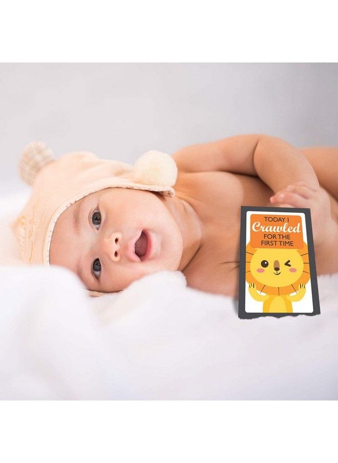 exciting Lives بطاقات إنجازات الطفل: هدية للآباء الجدد وحفلات استقبال المولود وهدايا الأطفال حديثي الولادة وهدايا أعياد الميلاد وهدايا ولادة الطفل مجموعة من 27 بطاقة (بطاقات من عمر 0 إلى 6 أشهر)  - Image 3