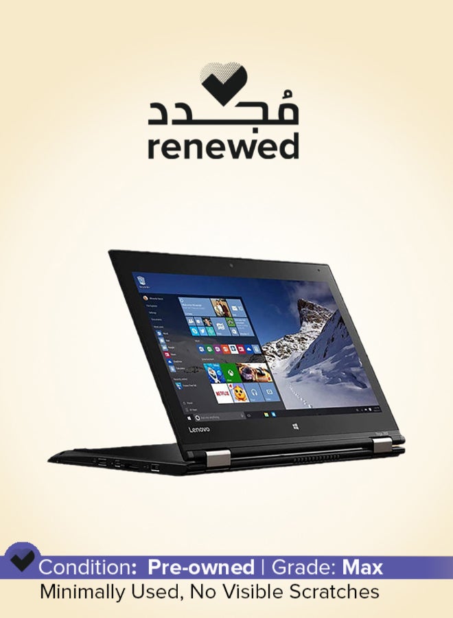 Lenovo Renewed - Thinkpad Yoga 260 (2018) 2-in-1 Laptop With 12.5-Inch Display,Intel Core i3 Processor/6th Gen/4GB RAM/128GB SSD/Windows 10 English Black - Image 1