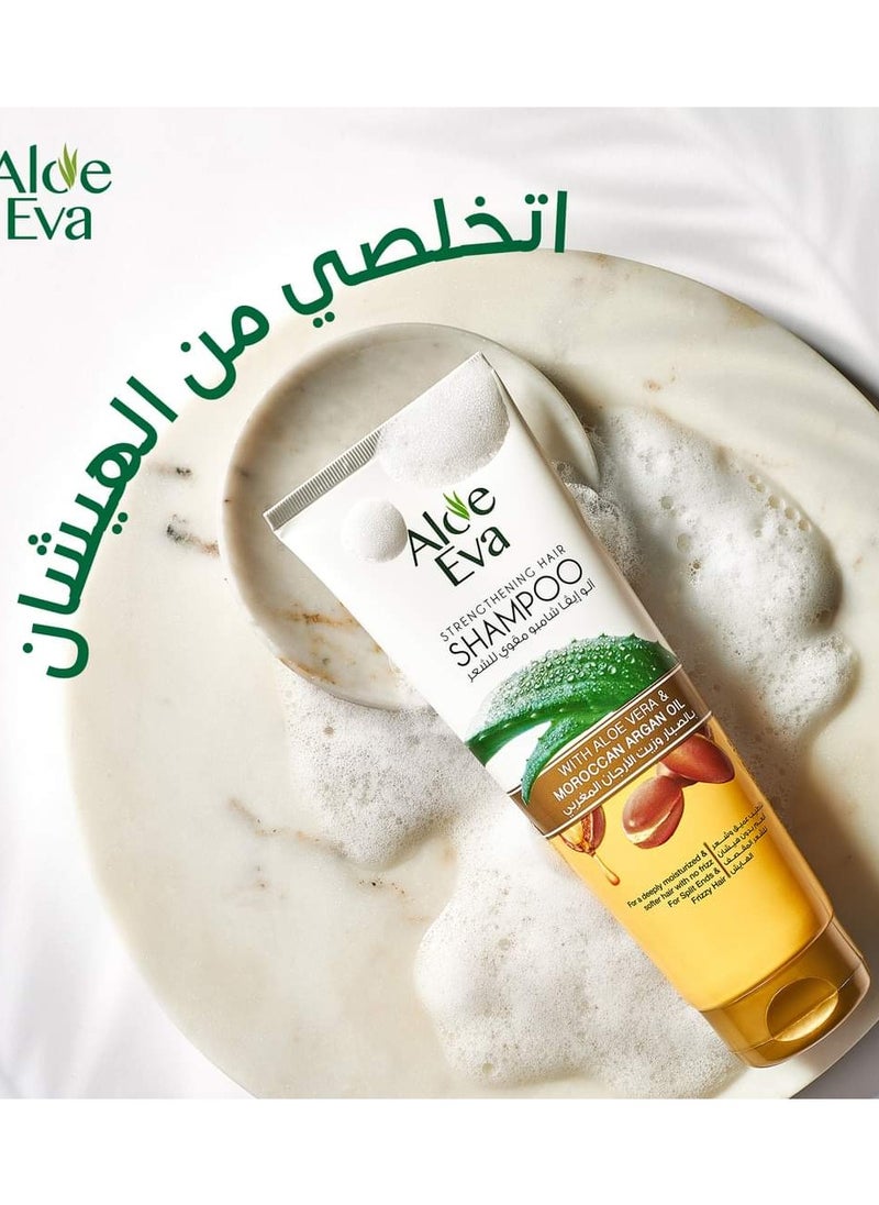 Aloe Eva - Aloe Eva Shampoo With Aloe Vera & Moroccan Argan Oil 230 Ml - Image 1