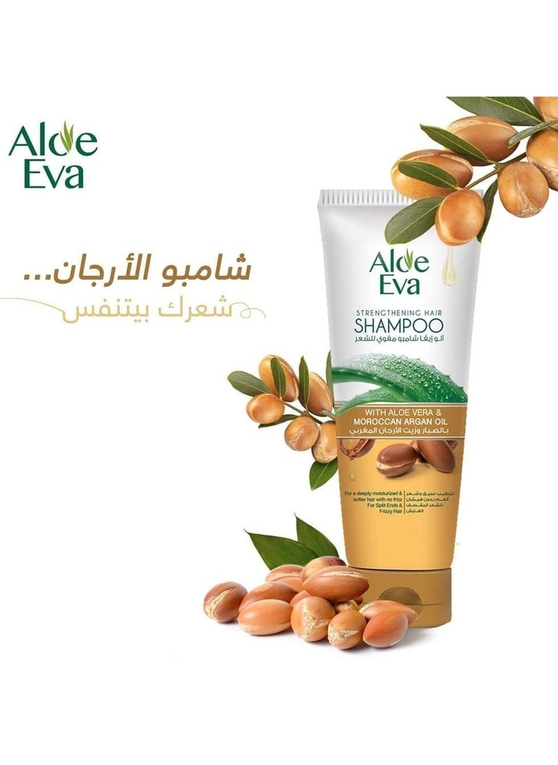 Aloe Eva - Aloe Eva Shampoo With Aloe Vera & Moroccan Argan Oil 230 Ml - Image 1
