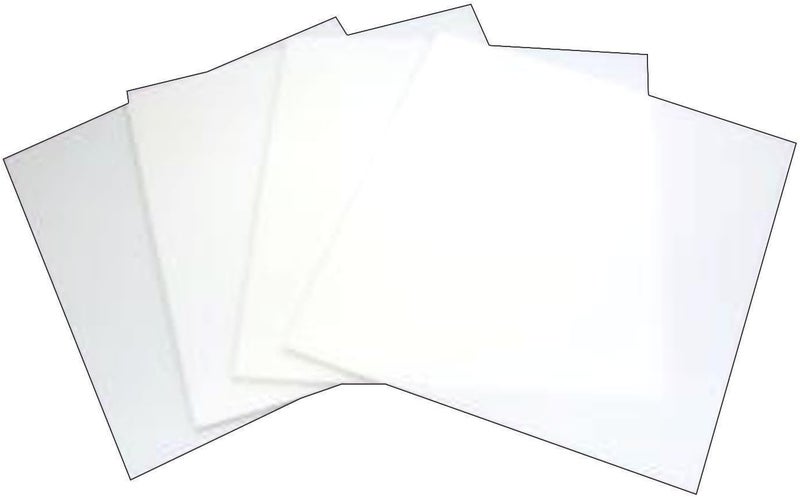 Delphi Glass System 96 6inch White Glass Squares - 4 Pack - Image 1
