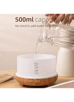 Arabest Aroma Diffuser Remote Control Smart Ultrasonic Humidifier Large Capacity Aroma Diffuser With 7 Colors Led Night Light 500Ml  - Image 5
