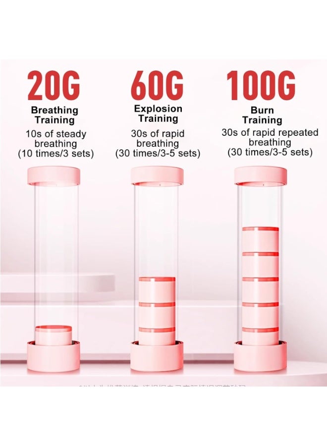 Breathing Exercise Device for Lungs, Dumbbell Breathing Trainer, Abdominal Muscle Trainer, Deep Breathing Trainer for Lung Capacity Exercise, Facial Muscle Natural Lung Trainer. - Image 4