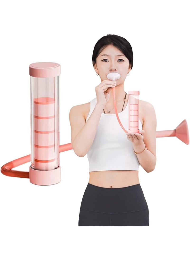 Breathing Exercise Device for Lungs, Dumbbell Breathing Trainer, Abdominal Muscle Trainer, Deep Breathing Trainer for Lung Capacity Exercise, Facial Muscle Natural Lung Trainer. - Image 1