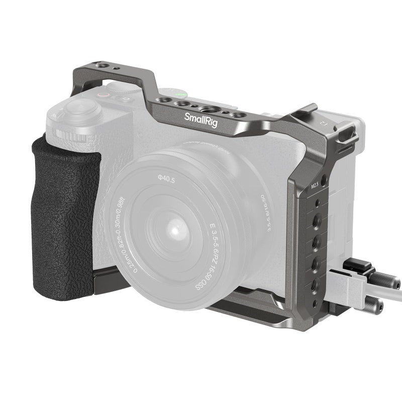 SmallRig Hawklock Quick Release Cage Kit for Sony Alpha 6700 with Multiple Mounting Interfaces and Builtin Quick Release Plate for ArcaSwiss Plate and NATO Rail with Cable Clamp for HDMI 5060 - Image 2