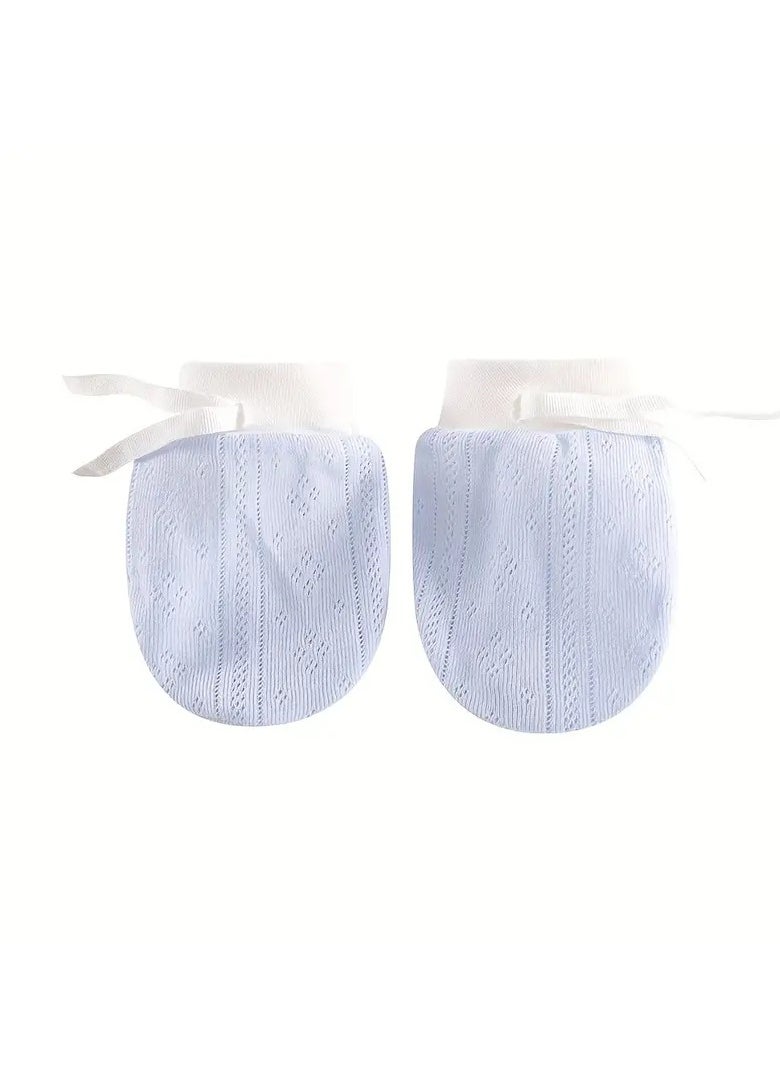 Gonice Baby No Scratch Mittens Stay On, Adjustable Infant Gloves For Boys Girls, Breathable Drawstring  - Image 5