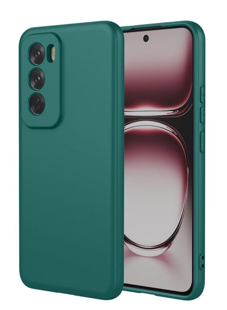 BORTONY OPPO Reno 12 Case Cover Soft Silicone Gel Rubber Case Shockproof Matte Finish Back Cover with Camera Protection Case for OPPO Reno 12 - Image 1