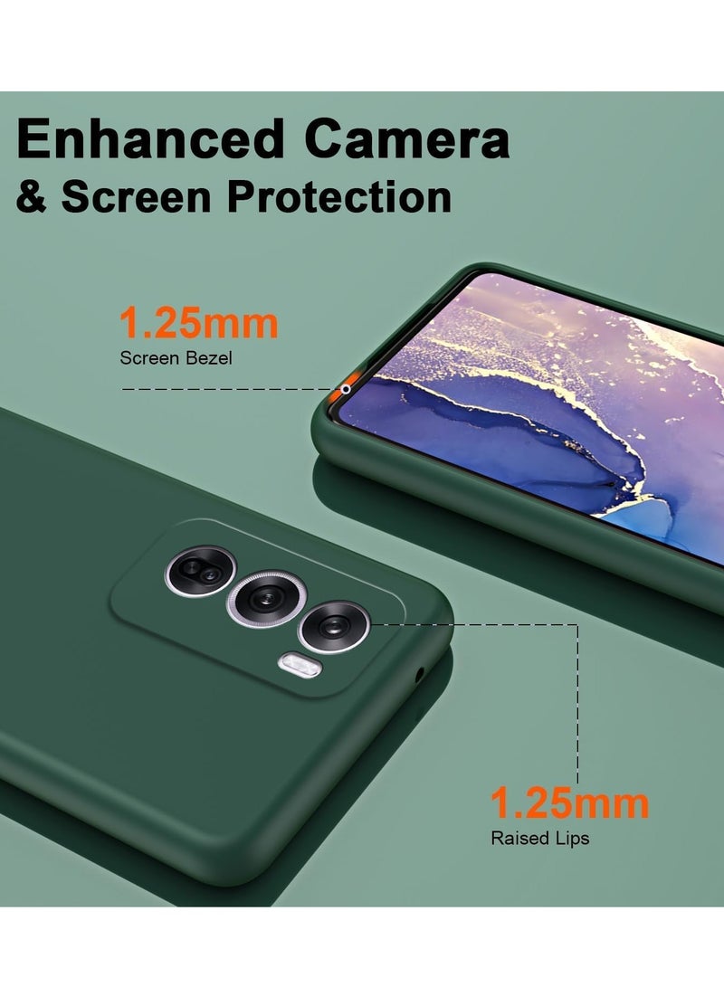 BORTONY OPPO Reno 12 Case Cover Soft Silicone Gel Rubber Case Shockproof Matte Finish Back Cover with Camera Protection Case for OPPO Reno 12 - Image 3
