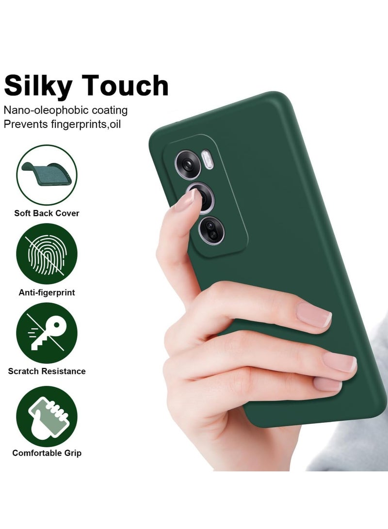 BORTONY OPPO Reno 12 Case Cover Soft Silicone Gel Rubber Case Shockproof Matte Finish Back Cover with Camera Protection Case for OPPO Reno 12 - Image 4
