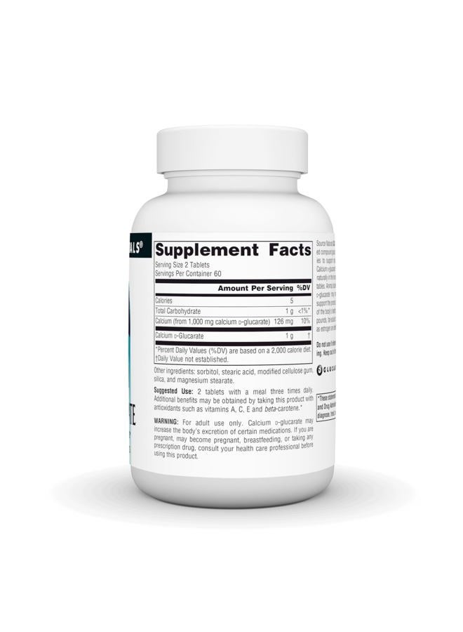Source Naturals Calcium D-Glucarate 500mg, 120 tabs - Image 3