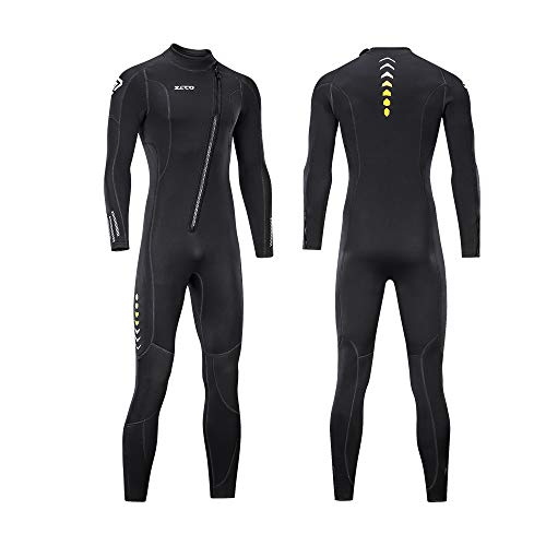 ZCCO Ultra Stretch 3mm Neoprene Wetsuit, Front Zip Full Body Diving Suit, one Piece for Men & Women-Snorkeling, Scuba Diving Swimming, Surfing - Image 3