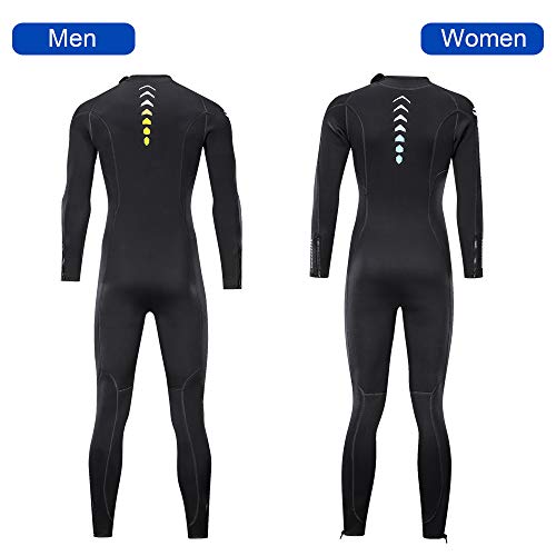 ZCCO Ultra Stretch 3mm Neoprene Wetsuit, Front Zip Full Body Diving Suit, one Piece for Men & Women-Snorkeling, Scuba Diving Swimming, Surfing - Image 5