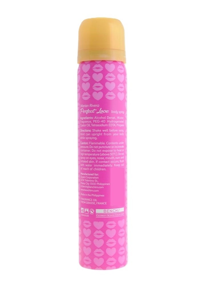 Bench - Marian Rivera Perfect Love Body Spray - 80 ml - Image 1