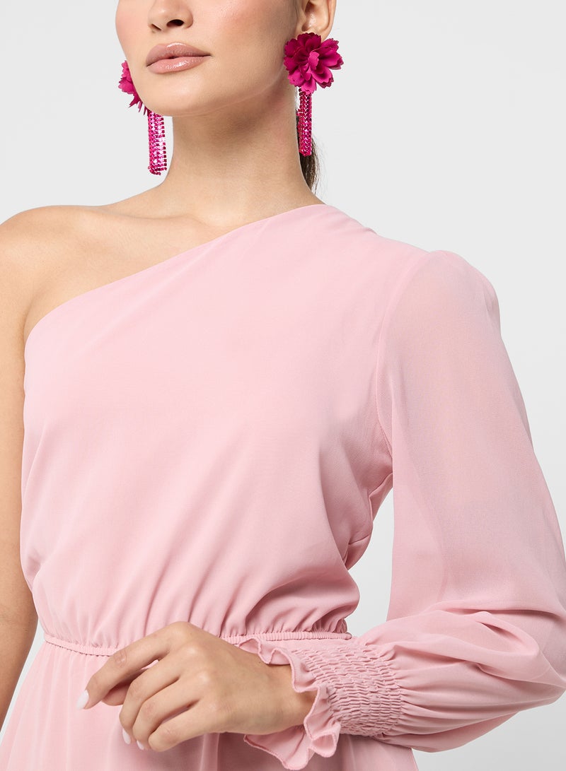 ايلا فستان ماكسي بكتف واحد - Image 3