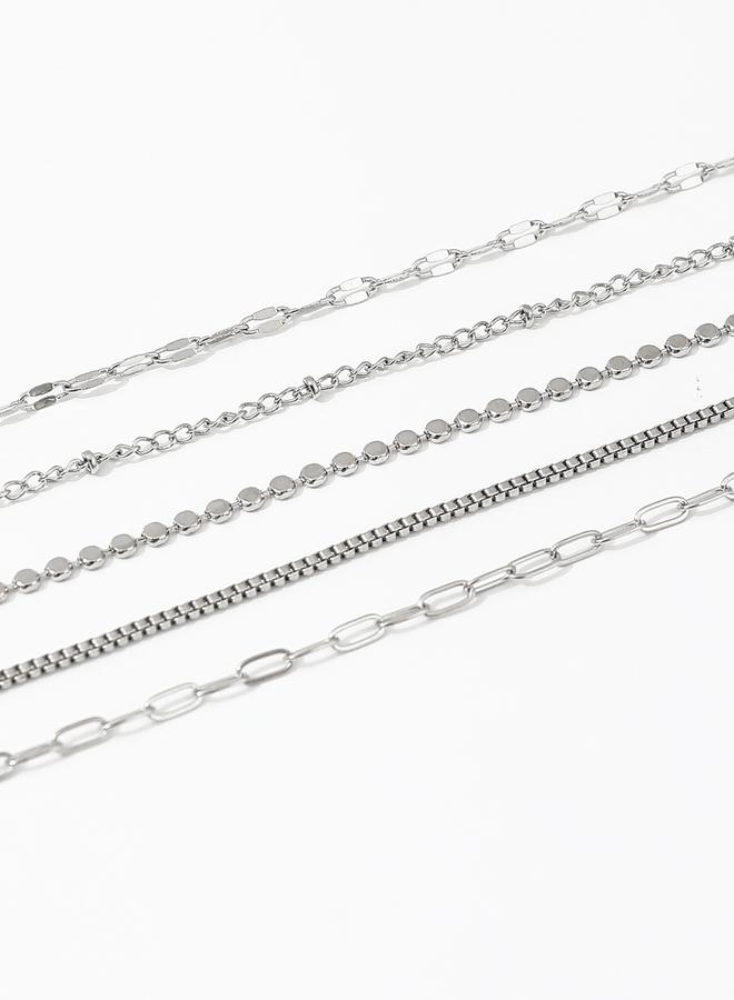 Take Two Set of 5 - Assorted Link Bracelets - Image 5