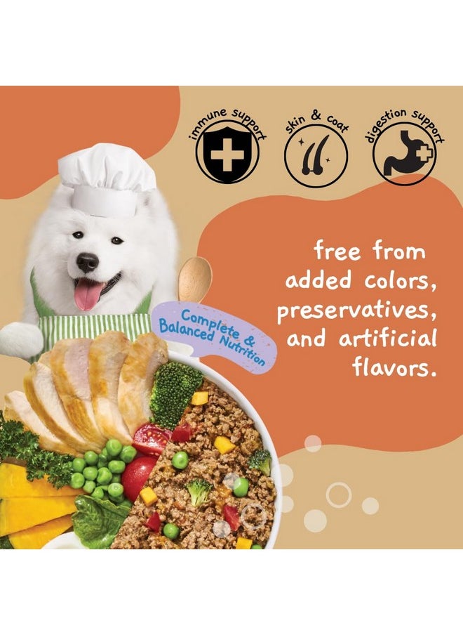 MOOCHIE MOOCHIE Home Cooked Superfood Wet Dog Food - Beauty Skin & Coat - Chicken, Pumpkin & Tomato - No Artificial Flavors or Preservative - 6 x 9 oz Pouch  - Image 3