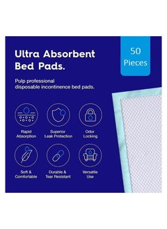 Cherry Medical Supply 50-pieces Packed in 5 Pouches 60 Cm X 90 Cm Xl Disposable Underpads Incontinence Pads  - Image 2