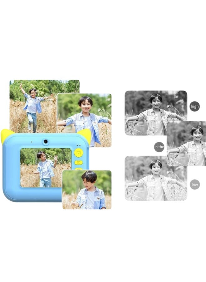 Instant Print Camera for Kids – 48MP, 2.4” IPS Screen, Ink-Free Thermal Printing, Includes 3 Rolls of Paper  Up to 32G Memory Card - Image 5