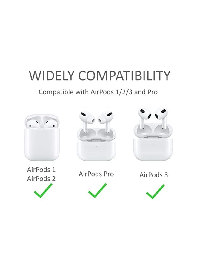 Delfino - Transparent Ear Hooks Compatible For Air Pods Pro 360° Rotation Adjustable Flexible Anti Slip Anti Lost Sport Outdoor Replacement Earhooks Holder For Air Pod Pro Multi Dimensional Adjustable Black - Image 1
