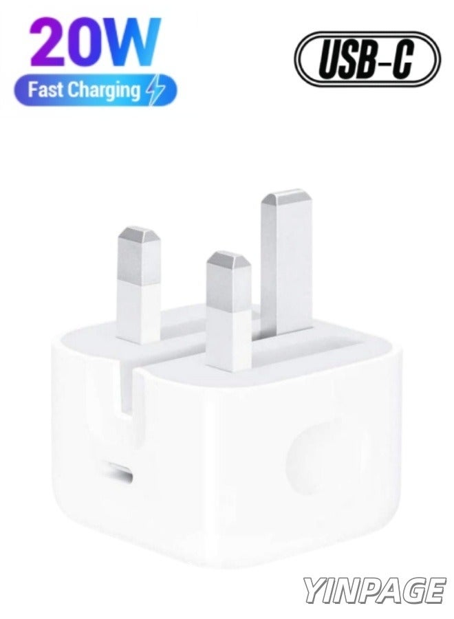 الصفحة الرئيسية شاحن آيفون سريع بقوة 20 واط | شاحن حائط USB C سريع متوافق مع آيفون 16/15/14/14 برو/14 برو ماكس/13/12/ SE2020/11/XR/XS ماكس/X/X/iPad - Image 1