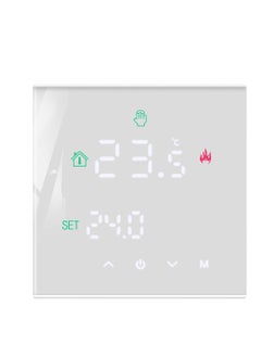 Excefore Smart Thermostat, Programmable Temperature Controller, Support WiFi connection and touch screen, for Electric Heating/Gas Boiler, Save Energy and Costs (White)  - Image 1