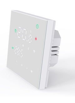 Excefore Smart Thermostat, Programmable Temperature Controller, Support WiFi connection and touch screen, for Electric Heating/Gas Boiler, Save Energy and Costs (White)  - Image 2