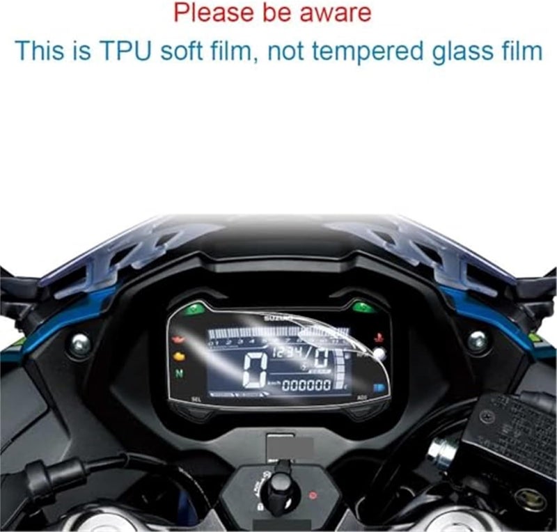 QASULER Motorcycle Dashboard Screen Protector - Image 3