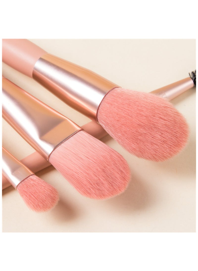 MIRFA 08 - PCS Makeup Brush Set, Professional Premium Synthetic Makeup Brushes, Eyeshadows, Foundation Powder High Light Blushes, Makeup Brush Set with Matte Plastic Handle and Bag for women beauty  - Image 3