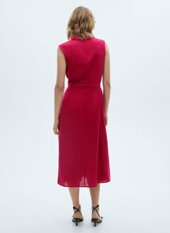 MANGO Belt Shirt Dress  - Image 2