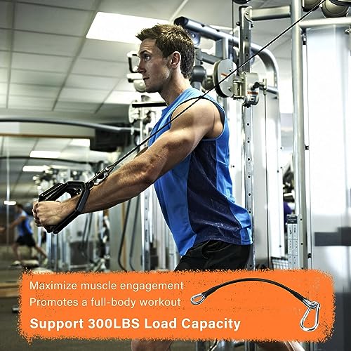 ArrogantF 10" Gym Cable Extension Compatible with Bowflex Home Gym Accessories,for LAT/Tricep Pull Down and Leg Extensions Machine - Image 4