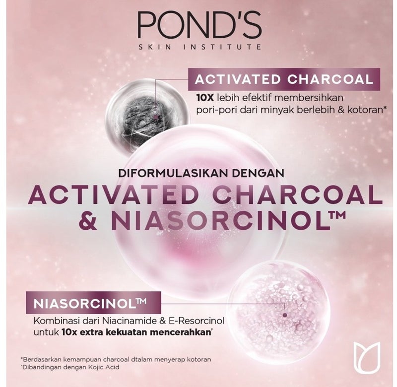 Pond's Bright Miracle Ultimate Oil Control Activated Charcoal Facial Foam 100g Pack 1 - Image 4