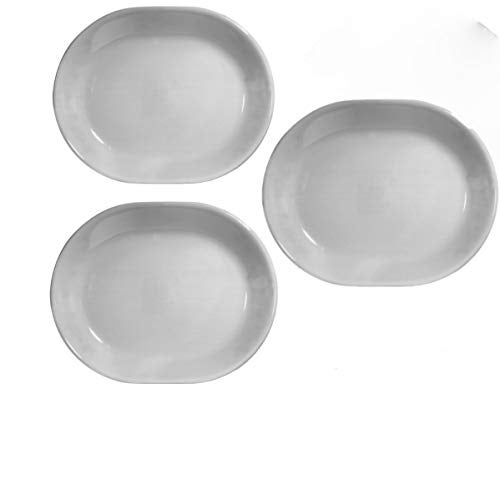 Corelle Livingware 12-1/4-inch Serving Platter, Winter Frost White-3-pack - Image 5