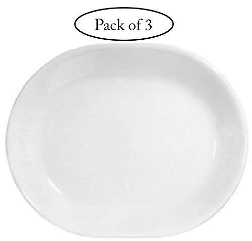 Corelle Livingware 12-1/4-inch Serving Platter, Winter Frost White-3-pack - Image 2