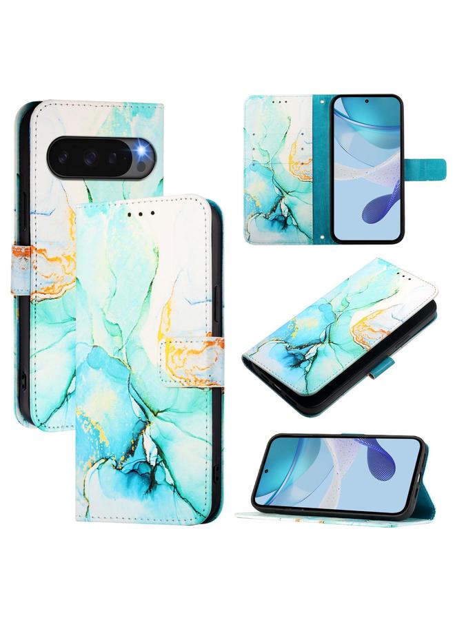 Zaboon Case For Google Pixel 10 Pro XL PT003 Marble Pattern Flip Leather Phone Case - Image 1